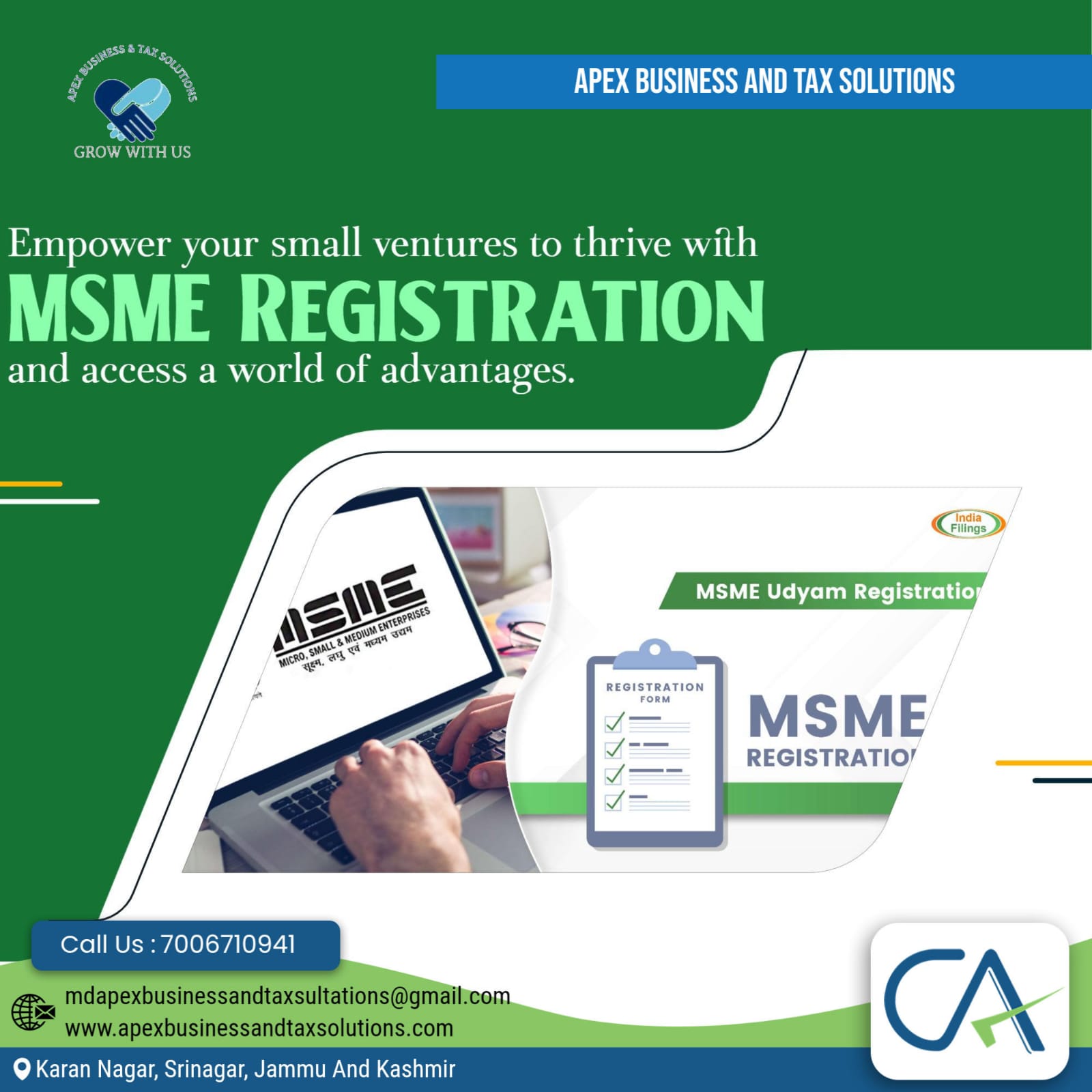 MSME REGISTRATION SERVISES
